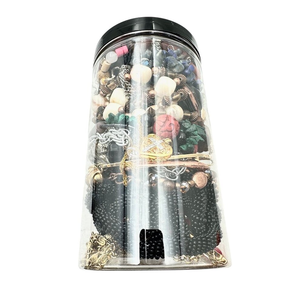 Mystery Jewelry Jar #1866 Wearable Quality Pieces 2lbs Necklace Bracelet Earring